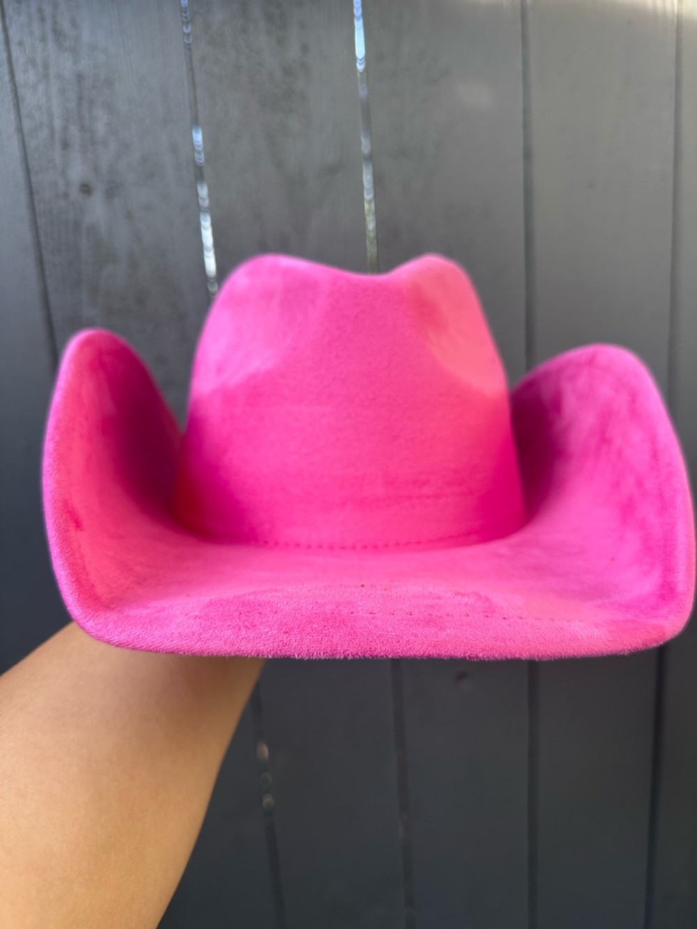 Hot Pink Embellished Rhinestone Star Cowgirl Hat π€ π - Picture 2 of 5
